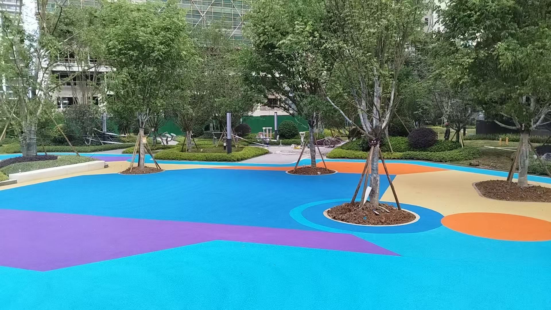 武威市塑胶颗粒学校运动操场 - 厂家